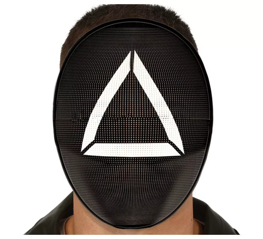 Translation missing: fr.Máscara Triángulo Vigilante de Juego de PVC