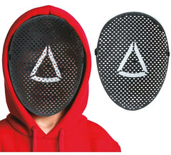 Squid Game Masque triangulaire Minion PVC Enfants