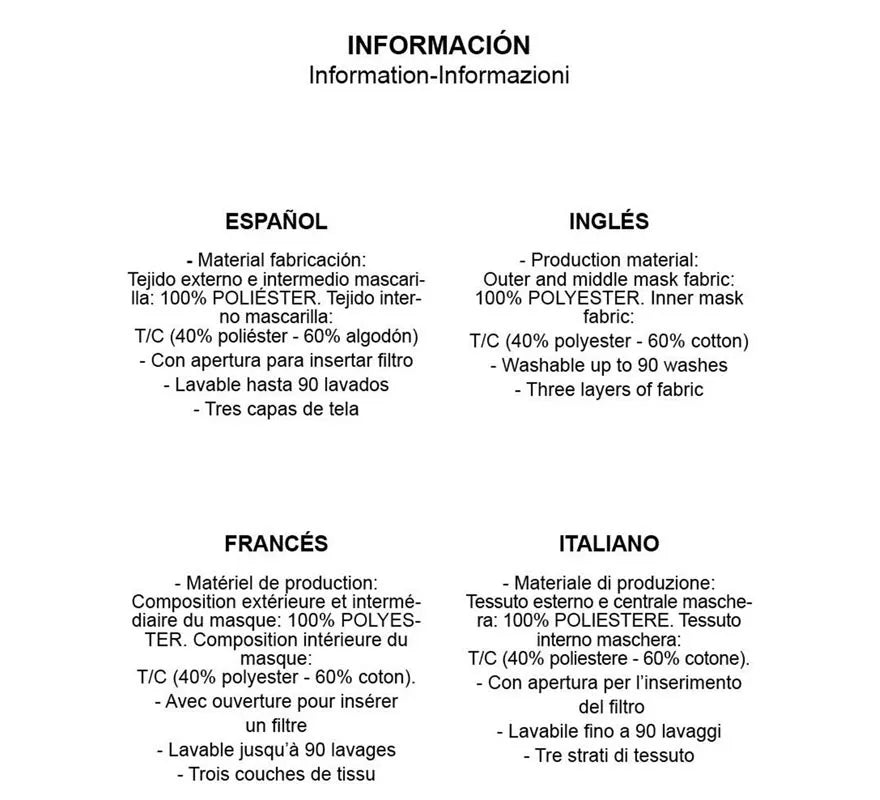 Translation missing: fr.Mascarilla 3 Capas de Tela Vengador de Cine para adultos