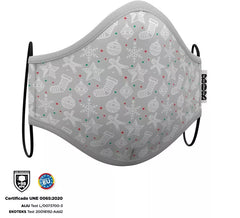 Adultes hygiénique masque gris ornements de Noël