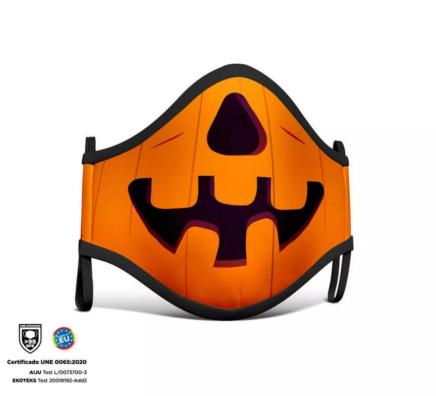 Translation missing: fr.Mascarilla Higiénica Halloween Calabaza Infantil