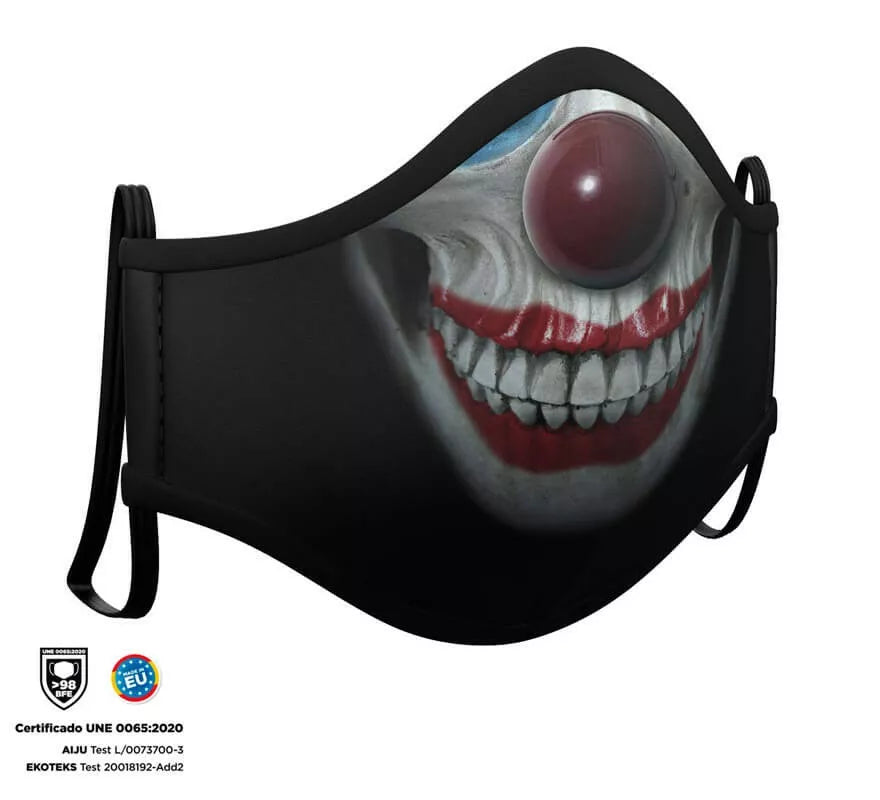 Translation missing: fr.Mascarilla Higiénica Halloween Esqueleto Clown Infantil
