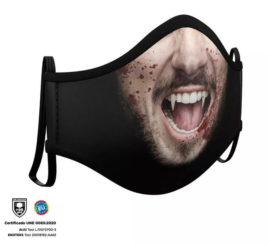 Translation missing: fr.Mascarilla Higiénica Halloween Vampiro Infantil