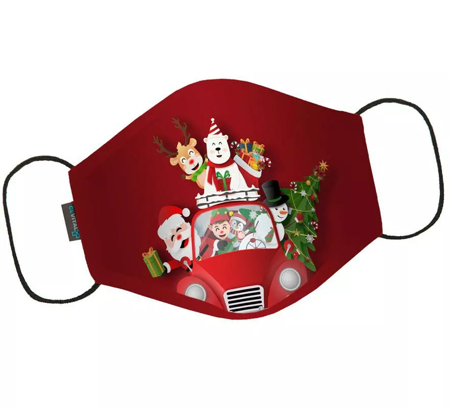 Translation missing: fr.Mascarilla Higiénica Infantil Protectora Papá Noel