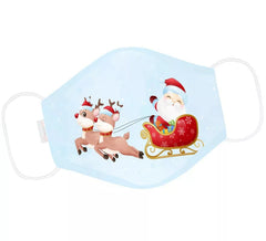 masque hygiénique de protection enfant Père Noël Sleigh