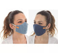 Mascarilla Higiénica Jeans chica con Bandera 3 filtros en 2 colores surtidos