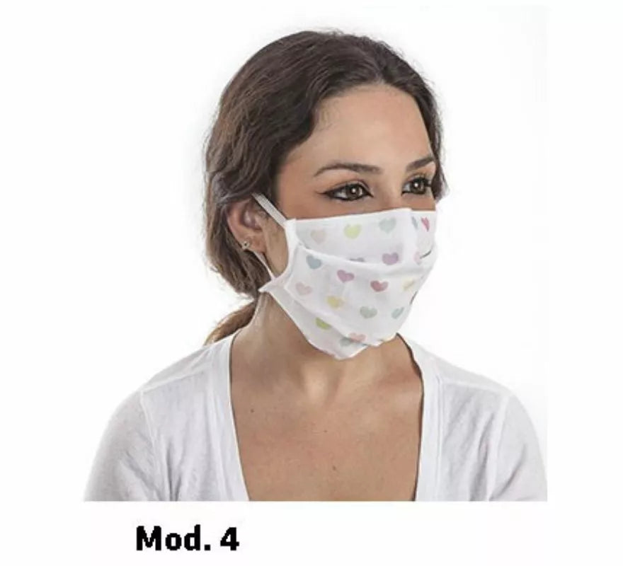 Translation missing: fr.Mascarilla Higiénica Protectora estampada 3 filtros en diferentes modelos