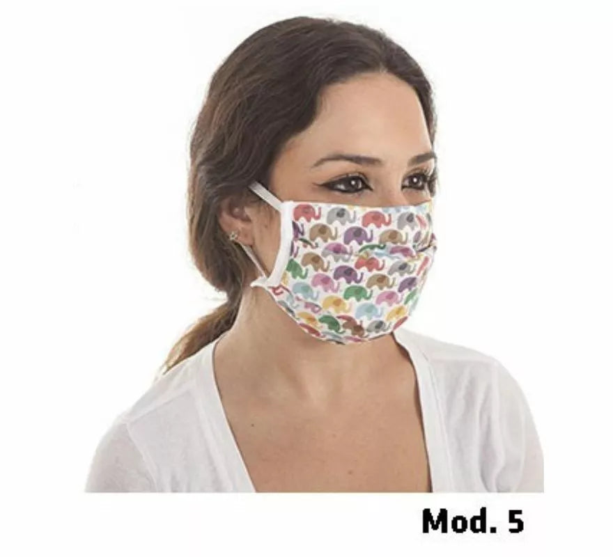 Translation missing: fr.Mascarilla Higiénica Protectora estampada 3 filtros en diferentes modelos