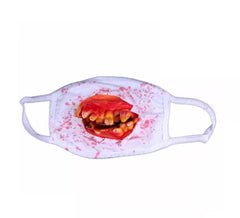 Masque de zombie aux dents cariées