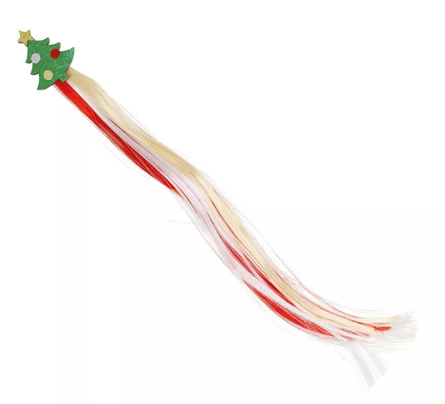 Translation missing: fr.Mechón Árbol Navideño para cabello infantil de 30 cm
