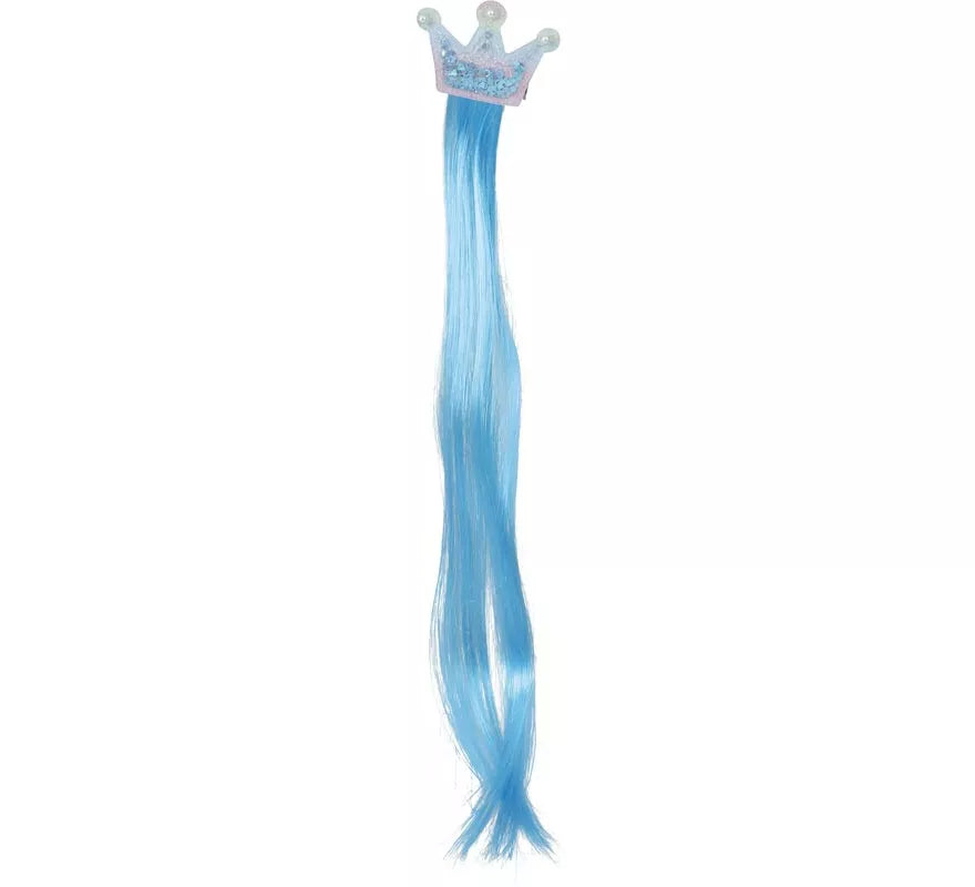 Translation missing: fr.Mechón azul con Corona de 35 cm