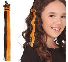 Touffe de citrouille orange et noir 40 cm