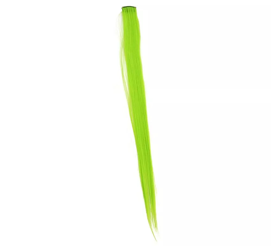 Translation missing: fr.Mechón de Cabello verde claro en colores surtidos de 55 cm