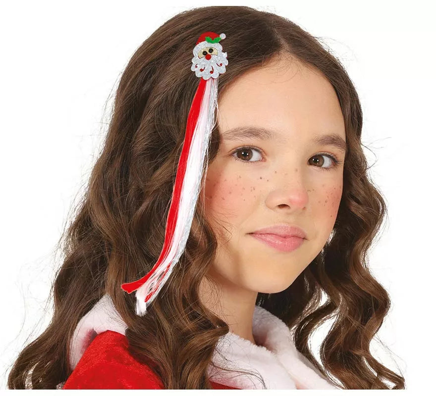 Translation missing: fr.Mechón Papá Noel para cabello infantil de 30 cm