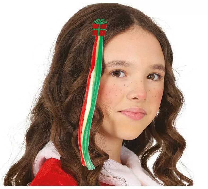 Translation missing: fr.Mechón Regalo Navideño para cabello infantil de 30 cm