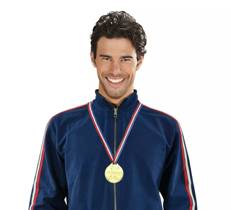 Translation missing: fr.Medalla de Ganador con Cinta Tricolor