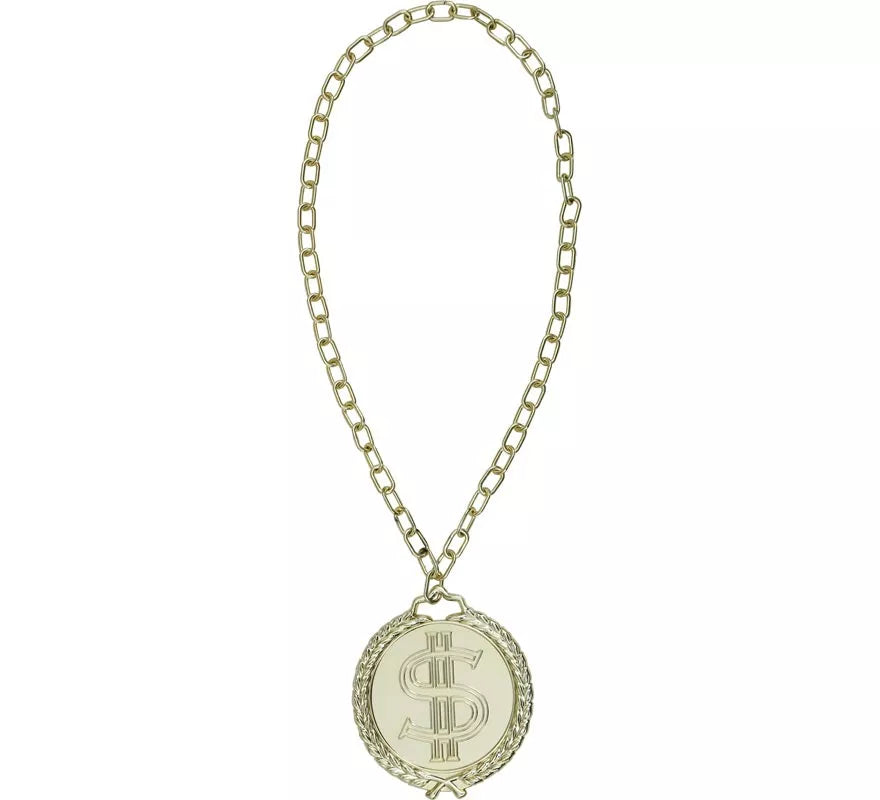 Translation missing: fr.Medallón Dólar dorado de 13 cm,