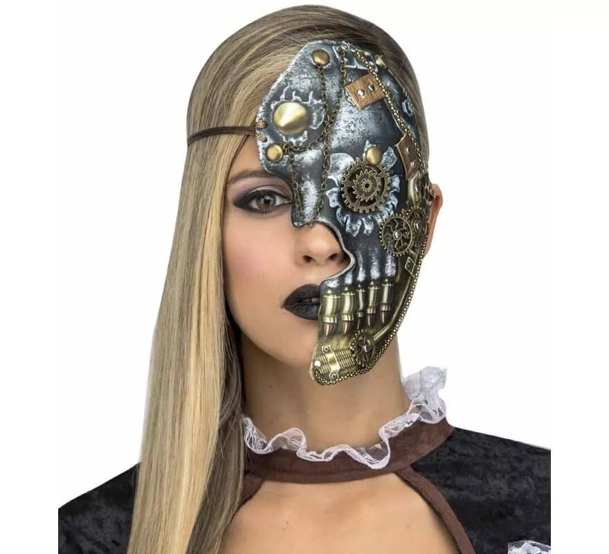 Translation missing: fr.Media Máscara Steampunk con Cadena