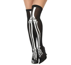 Bas de Squelettes Noirs