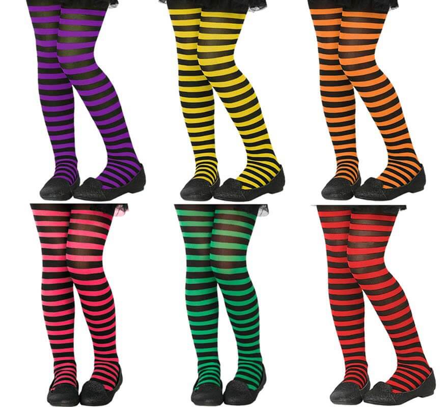 Translation missing: fr.Medias infantiles a rayas en varios colores