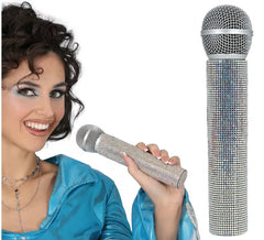 Microphone de 21 cm avec strass