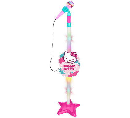 Micrófono de Pie Hello Kitty con Amplificador