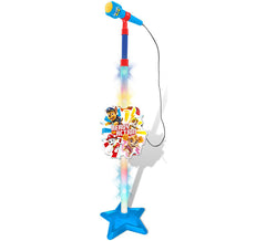 Microphone sur pied Pat' Patrouille avec amplificateur et connexion MP3