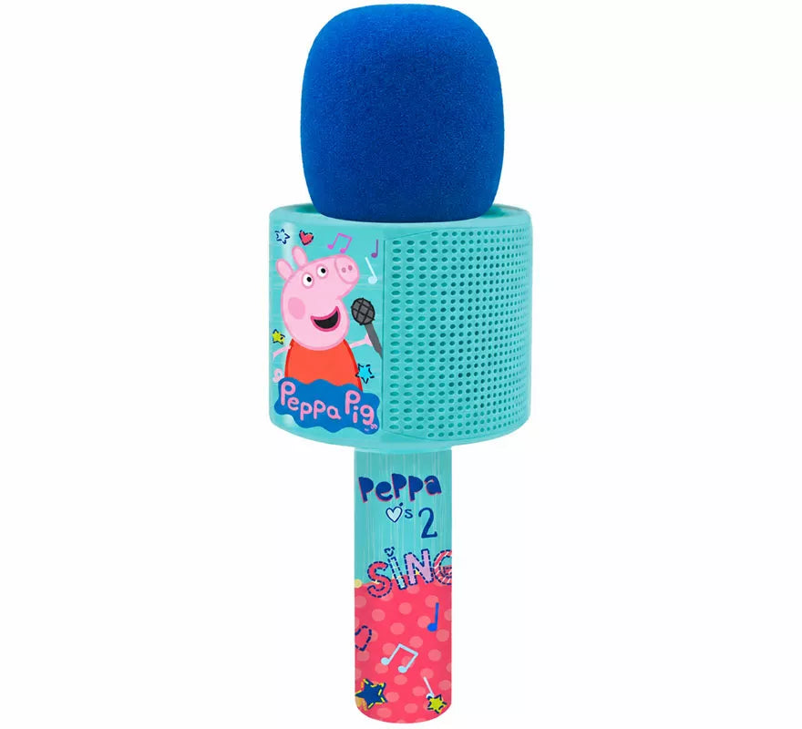 Micrófono Peppa Pig Inalámbrico Bluetooth con Luz