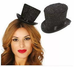 Mini-Chapeau Haut-de-forme brillant plusieurs couleurs