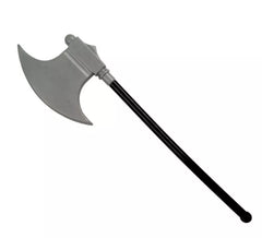 Mini hache jouet en argent 40 cm
