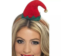 Mini Casquette d´Elfe Rouge avec diadème