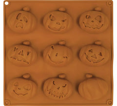 Moule en silicone pour 9 citrouilles 24x25 cm