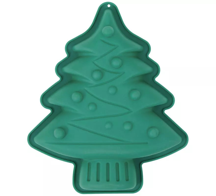 Translation missing: fr.Molde Árbol de Navidad de Silicona para Pasteles 18x16 cm