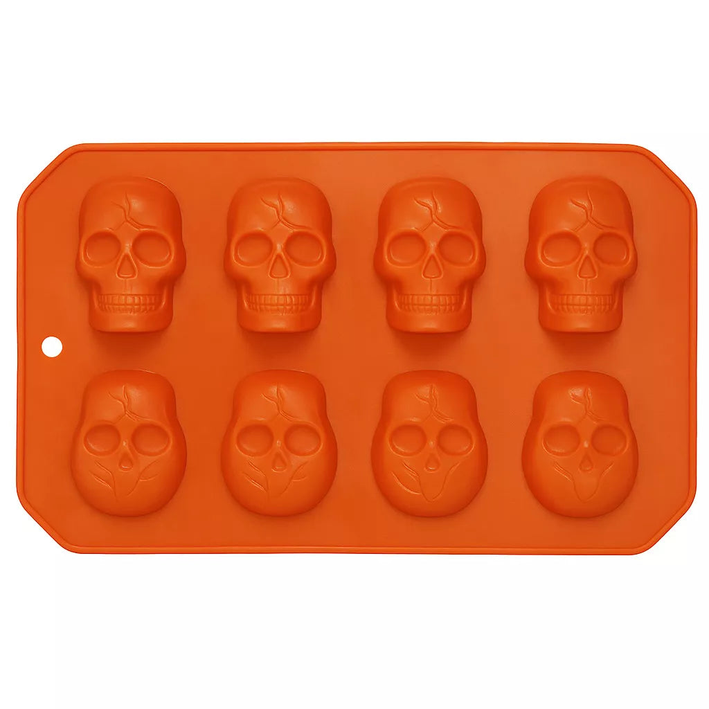 Translation missing: fr.Molde de Cubitos de Hielo con forma de Calaveras 21x12 cm
