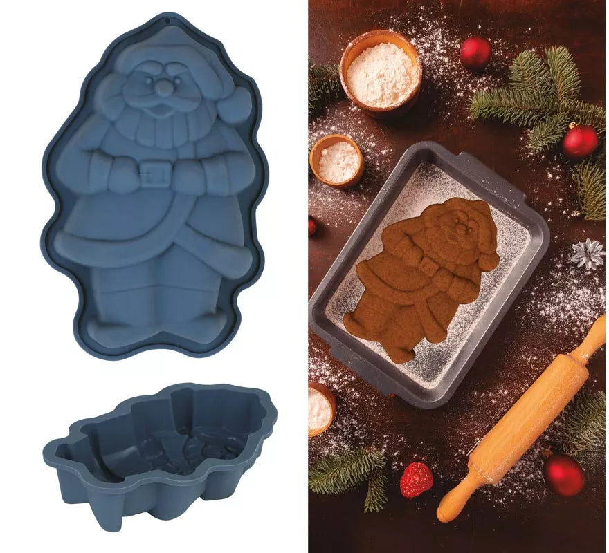 Translation missing: fr.Molde Papá Noel de Silicona para Pasteles 17x12 cm