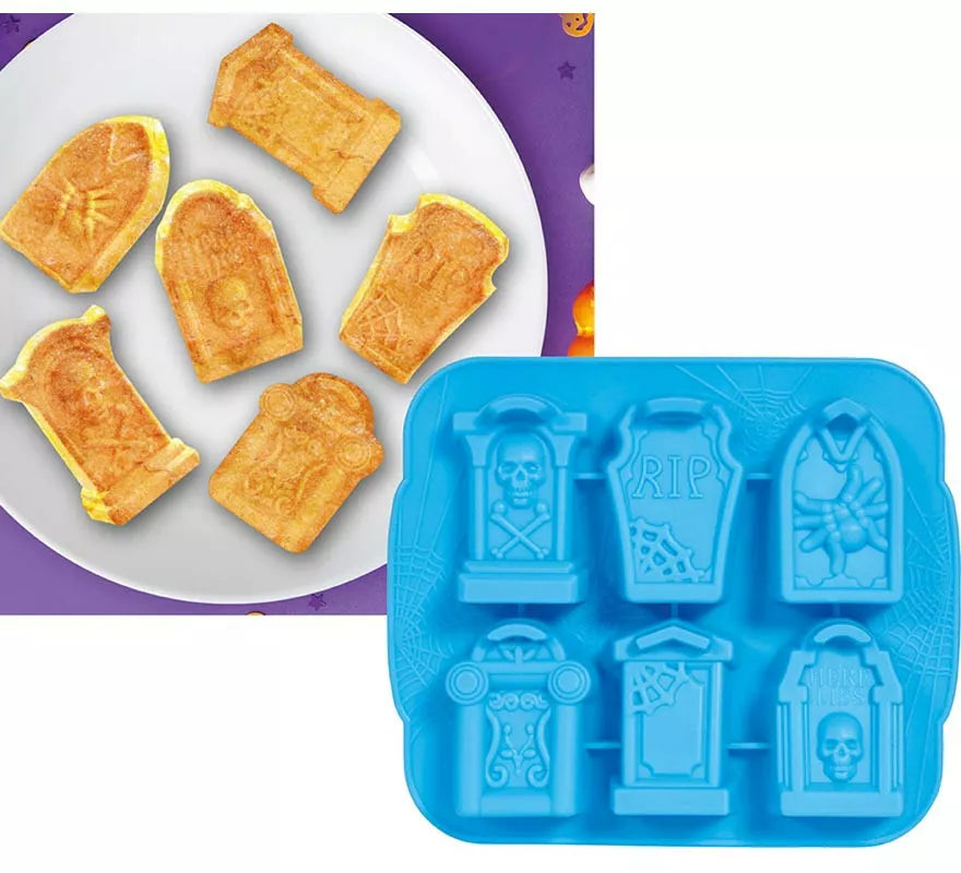 Translation missing: fr.Molde para 6 Galletas de Tumbas 21x18 cm