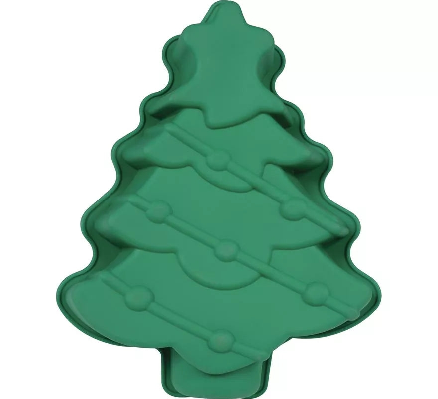 Translation missing: fr.Molde para Pastel con Forma de Árbol de Navidad de 21x30 cm