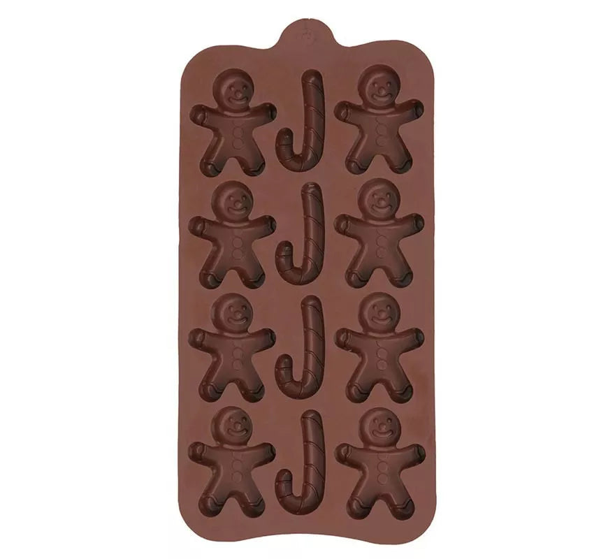 Translation missing: fr.Molde Rectangular para 12 Galletas de silicona de 10x20 cm