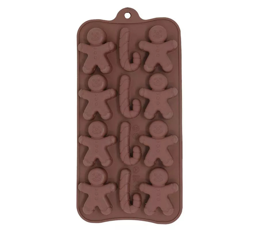 Translation missing: fr.Molde Rectangular para 12 Galletas de silicona de 10x20 cm