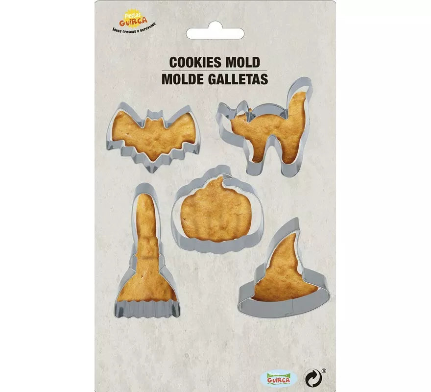 Translation missing: fr.Moldes Metálicos para 5 Galletas Halloween