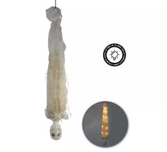 Momie décorative suspendue à l'envers avec lumière 89 cm