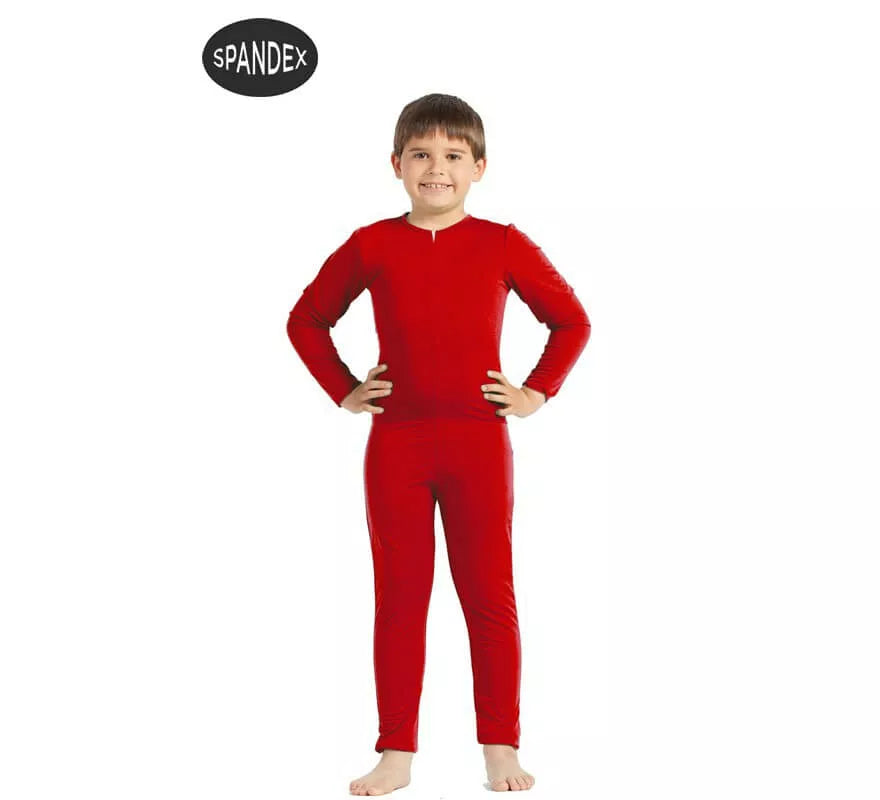 Translation missing: fr.Mono interior de spandex Rojo para niños