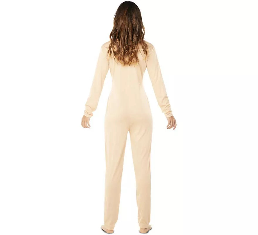 Translation missing: fr.Mono o Maillot Interior color beige para mujer