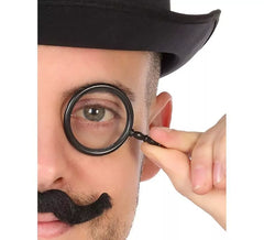 Monocle avec moustache