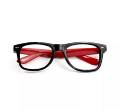 Cadre Nerd rouge et noir