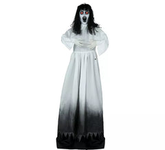 Femme zombie animée de 180 cm avec son et lumière