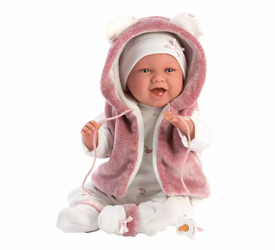Translation missing: fr.Muñeca Mimi Sonrisas de 42 cm con Chaqueta y Chupete
