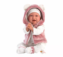 Poupée Mimi Sonrisas de 42 cm avec veste et tétine