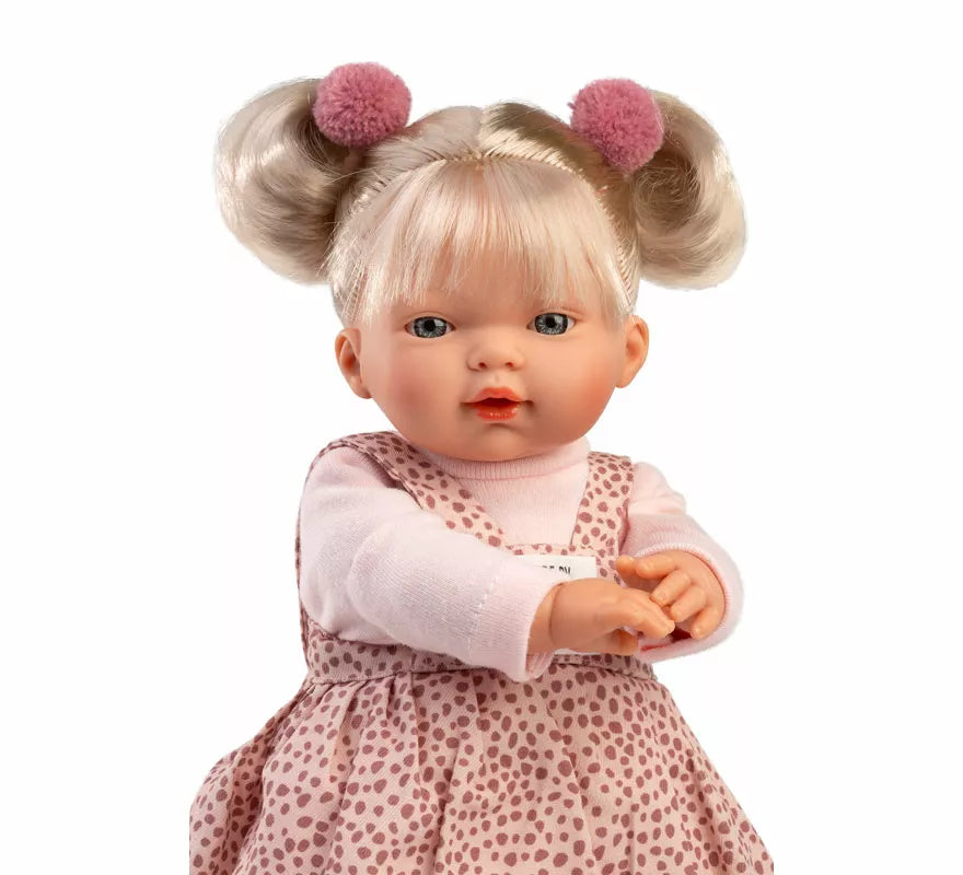 Translation missing: fr.Muñeca Roberta Llorona de 33 cm con Peto y Chupete