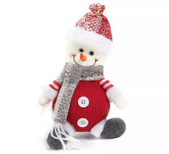 Poupée pendentif bonhomme de neige 27x14 cm